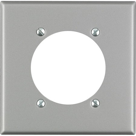 Leviton Leviton Silver 2 gang Stainless Steel Single Outlet Wall Plate 1 pk 0S701-040